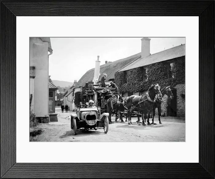 Framed Print : Porlock probably 1920s Framed Print : Porlock probably 1920s