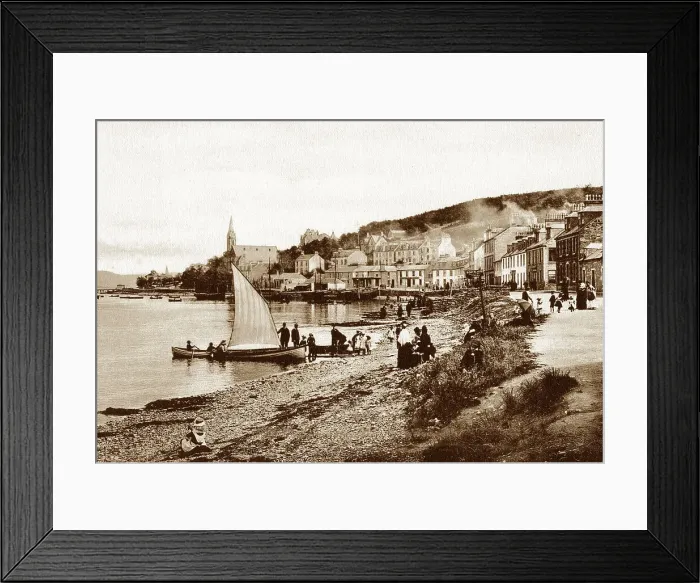 Framed Print : Port Bannatyne Isle of Bute early 1900s Framed Print : Port Bannatyne Isle of Bute early 1900s