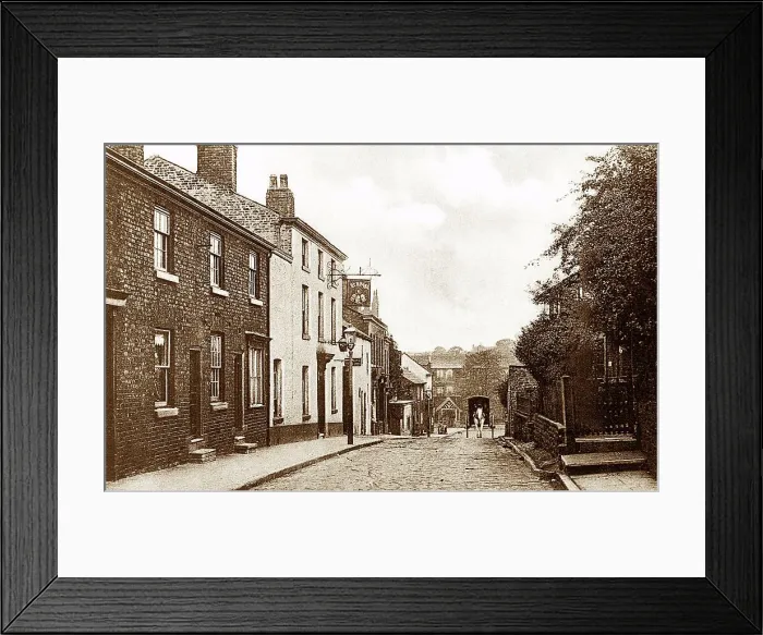 Framed Print : Church Street, Wilmslow early 1900's Framed Print : Church Street, Wilmslow early 1900's