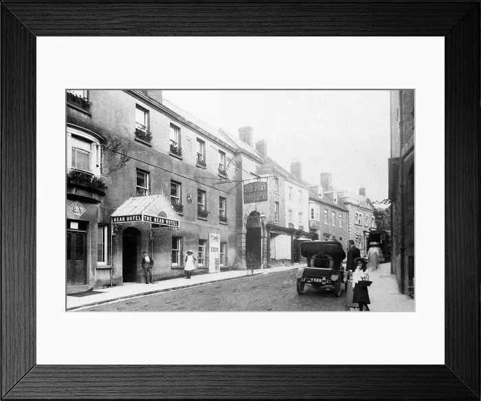 Framed Print : Wincanton Bear Hotel early 1900s