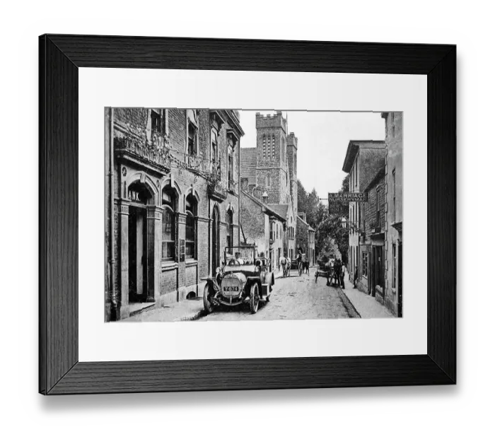 Framed Print : Winchester South Street probably 1920s Framed Print : Winchester South Street probably 1920s