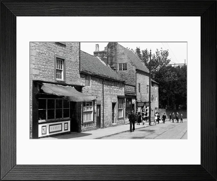 Framed Print : Mansfield Woodhouse Station Road early 1900s Framed Print : Mansfield Woodhouse Station Road early 1900s