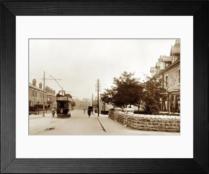 Framed Print : Mansfield Chesterfield Road early 1900s Framed Print : Mansfield Chesterfield Road early 1900s
