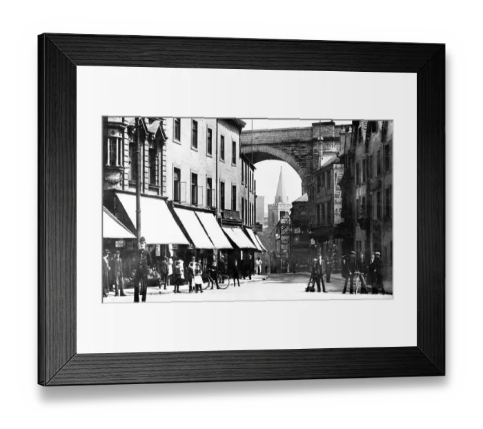 Framed Print : Church Street, Mansfield early 1900's Framed Print : Church Street, Mansfield early 1900's
