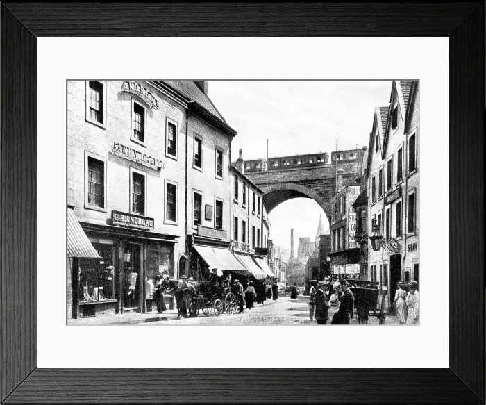 Framed Print : Church Street, Mansfield early 1900's Framed Print : Church Street, Mansfield early 1900's