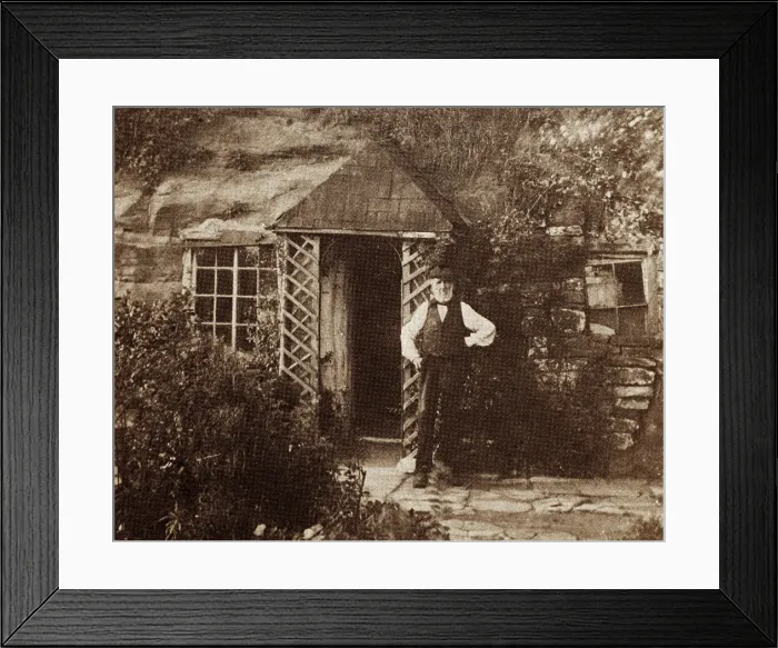 Framed Print : Rock House, Mansfield early 1900's Framed Print : Rock House, Mansfield early 1900's