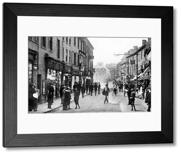 Framed Print : Mansfield Westgate early 1900s Framed Print : Mansfield Westgate early 1900s