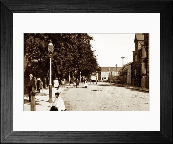 Framed Print : Station Road, March early 1900's Framed Print : Station Road, March early 1900's