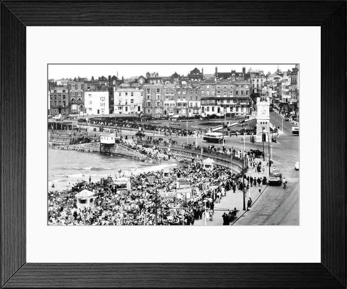 Framed Print : Margate Marine Terrace probably 1930s Framed Print : Margate Marine Terrace probably 1930s