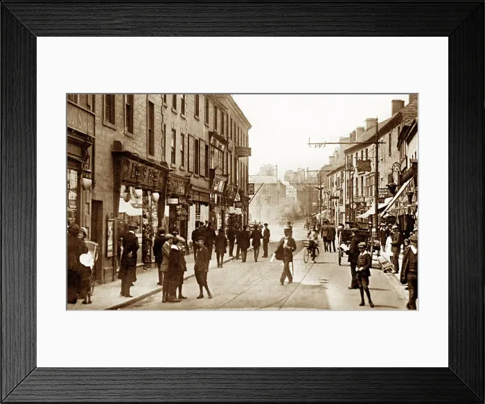 Framed Print : West Gate, Mansfield early 1900's Framed Print : West Gate, Mansfield early 1900's