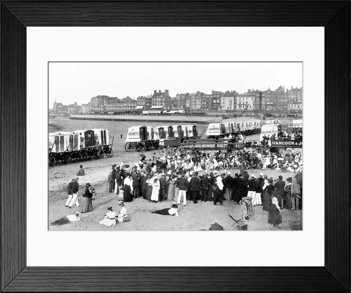 Framed Print : The Beach, Margate early 1900's Framed Print : The Beach, Margate early 1900's