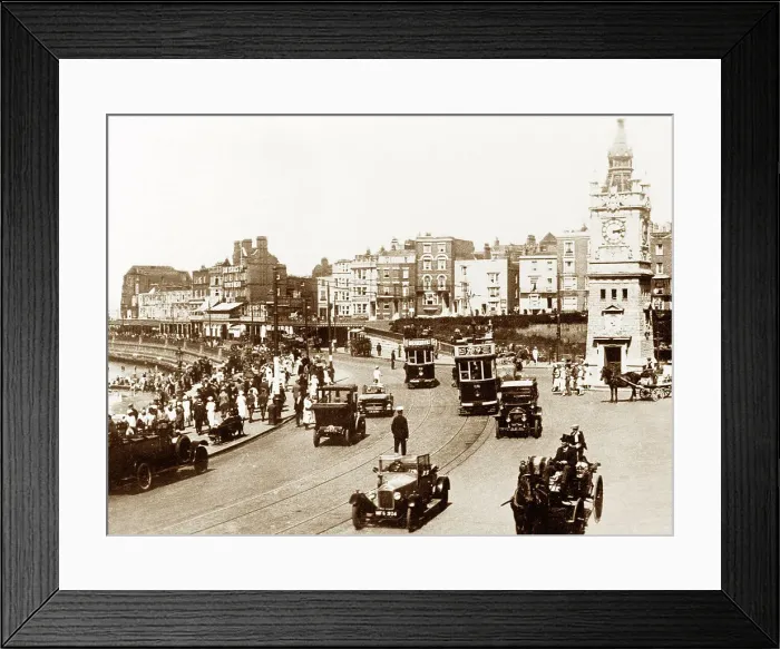 Framed Print : Margate Marine Terrace probably 1920s Framed Print : Margate Marine Terrace probably 1920s