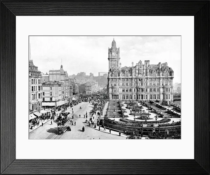 Framed Print : Princes Street, Edinburgh early 1900's Framed Print : Princes Street, Edinburgh early 1900's