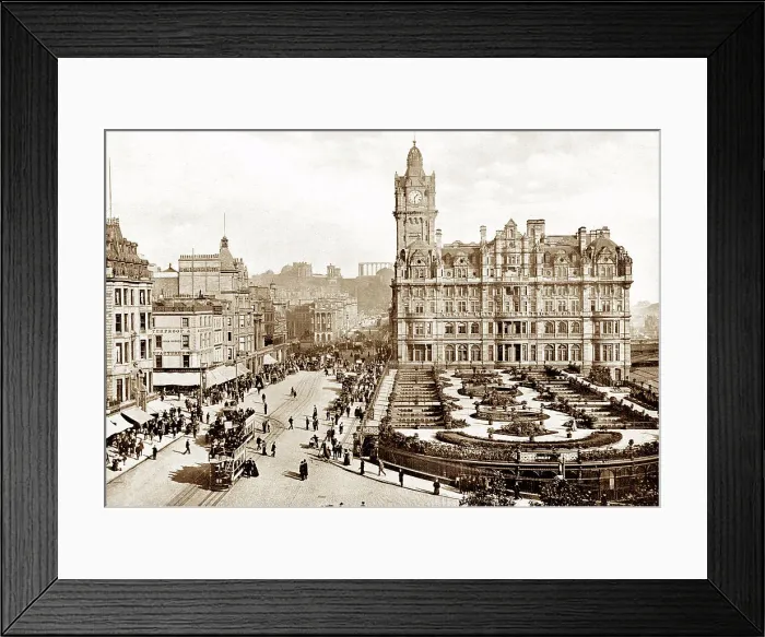 Framed Print : Edinburgh Princes Street early 1900s Framed Print : Edinburgh Princes Street early 1900s