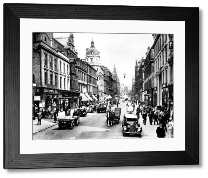 Framed Print : Buchanan Street, Glasgow early 1900's Framed Print : Buchanan Street, Glasgow early 1900's