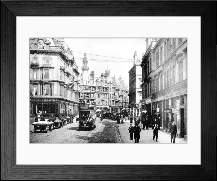 Framed Print : Cross, Glasgow early 1900's Framed Print : Cross, Glasgow early 1900's