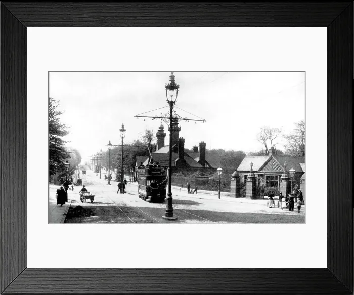 Framed Print : Great Western Road, Glasgow early 1900's Framed Print : Great Western Road, Glasgow early 1900's