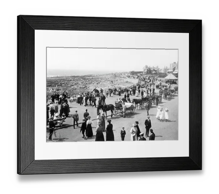Framed Print : The Promenade, Porthcawl early 1900's Framed Print : The Promenade, Porthcawl early 1900's