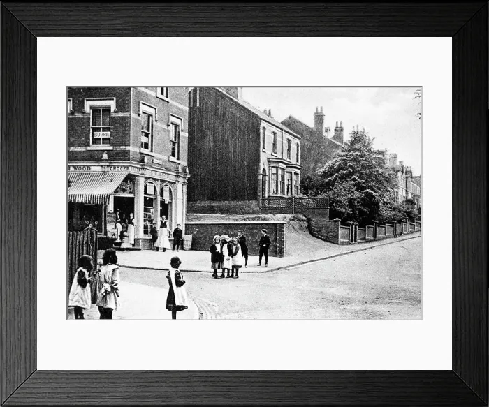 Framed Print : Porthill Bradwell Lane early 1900s Framed Print : Porthill Bradwell Lane early 1900s