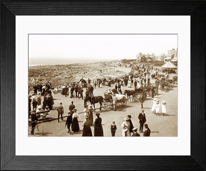 Framed Print : Porthcawl Promenade early 1900s Framed Print : Porthcawl Promenade early 1900s