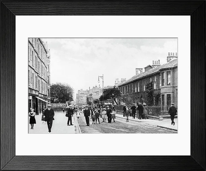 Framed Print : Bath Street, Portobello early 1900's Framed Print : Bath Street, Portobello early 1900's