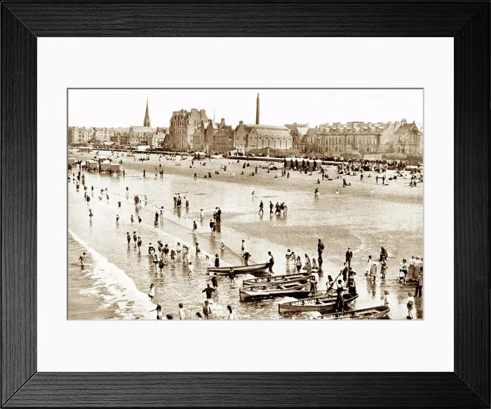 Framed Print : Portobello Beach early 1900s Framed Print : Portobello Beach early 1900s