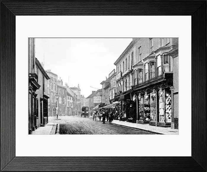 Framed Print : High Street, Ashford early 1900's Framed Print : High Street, Ashford early 1900's