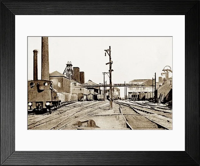 Framed Print : Ashington Colliery early 1900s Framed Print : Ashington Colliery early 1900s