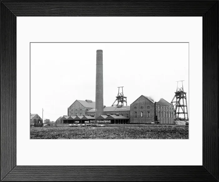 Framed Print : Main Colliery, Askern early 1900's Framed Print : Main Colliery, Askern early 1900's