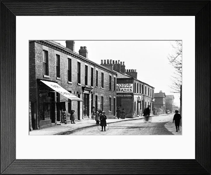 Framed Print : Askern early 1900's Framed Print : Askern early 1900's