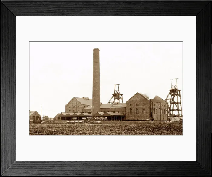 Framed Print : Askern Main Colliery early 1900s Framed Print : Askern Main Colliery early 1900s