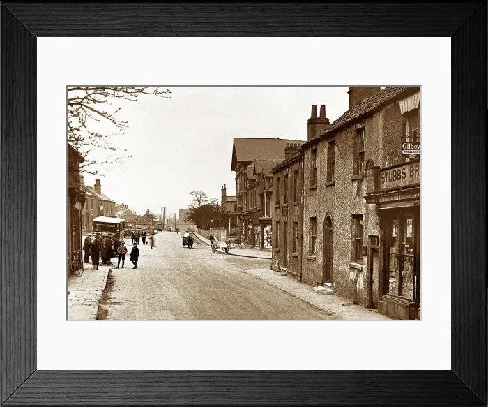 Framed Print : Askern Doncaster Road early 1900s Framed Print : Askern Doncaster Road early 1900s