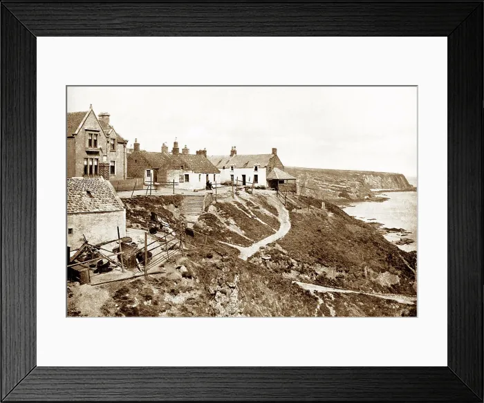 Framed Print : Auchmithie early 1900s Framed Print : Auchmithie early 1900s
