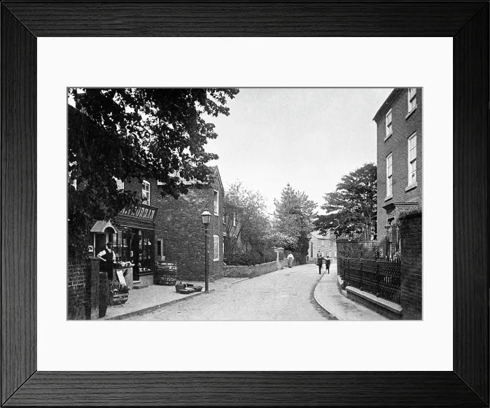 Framed Print : Audlem early 1900's Framed Print : Audlem early 1900's