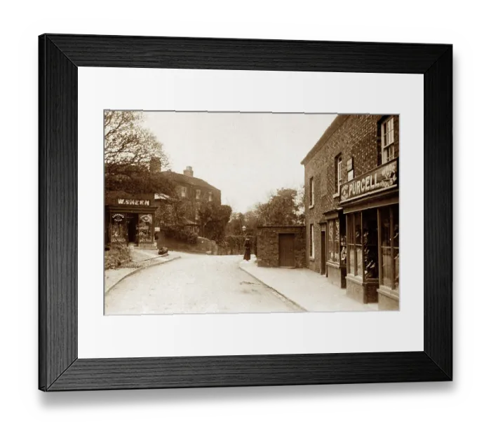 Framed Print : Audlem early 1900s Framed Print : Audlem early 1900s