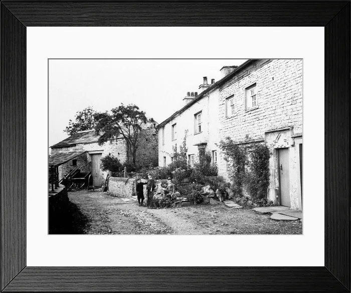 Framed Print : Austwick early 1900's