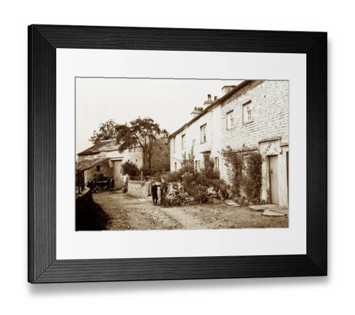 Framed Print : Austwick early 1900s Framed Print : Austwick early 1900s