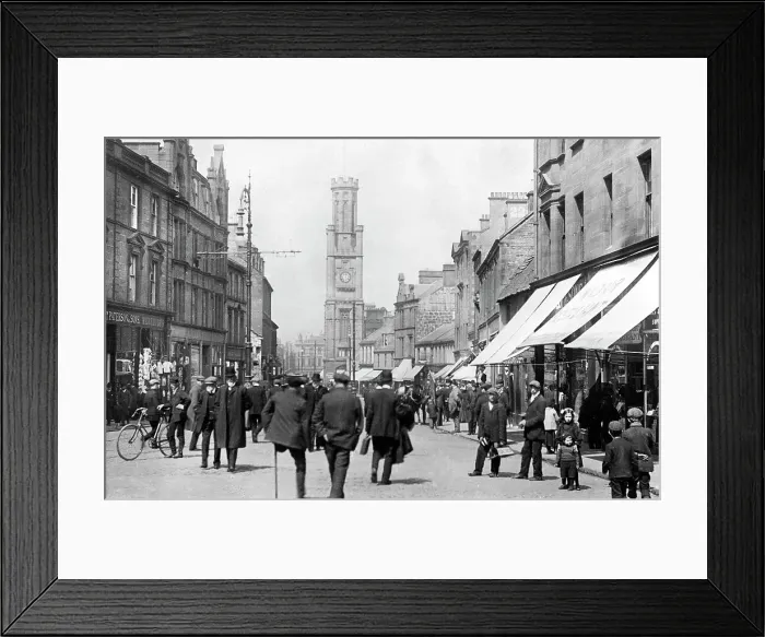 Framed Print : High Street, Ayr early 1900's Framed Print : High Street, Ayr early 1900's