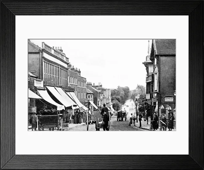 Framed Print : High Street, Aylesbury early 1900's Framed Print : High Street, Aylesbury early 1900's