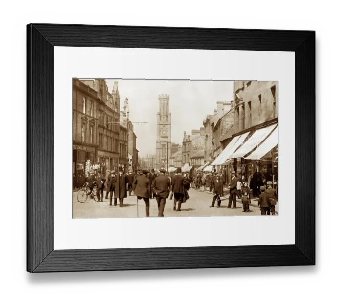 Framed Print : Ayr High Street early 1900s Framed Print : Ayr High Street early 1900s