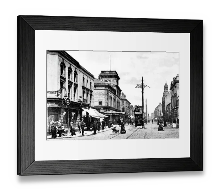 Framed Print : Argyle Street, Birkenhead early 1900's Framed Print : Argyle Street, Birkenhead early 1900's