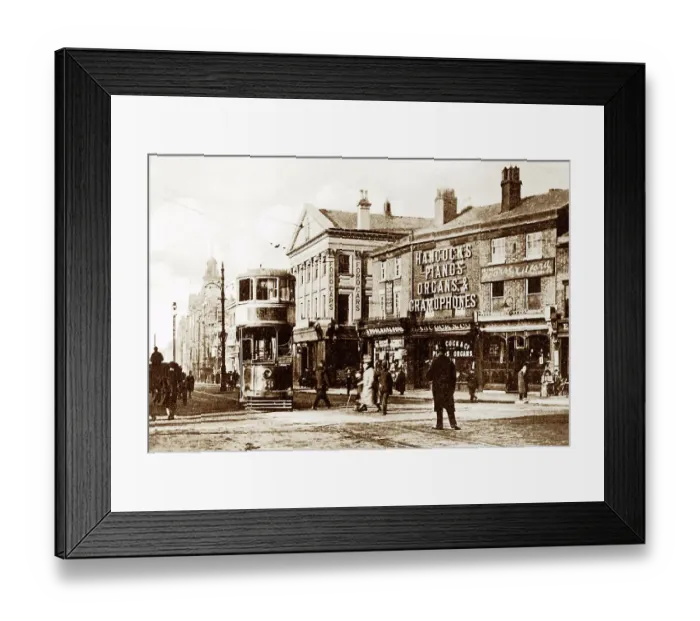 Framed Print : Birkenhead Conway Street early 1900s Framed Print : Birkenhead Conway Street early 1900s