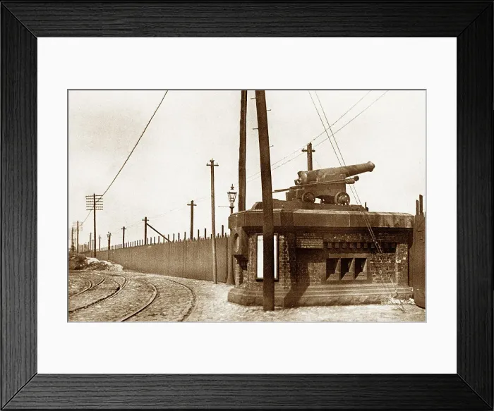 Framed Print : Birkenhead One O'Clock Gun early 1900s Framed Print : Birkenhead One O'Clock Gun early 1900s