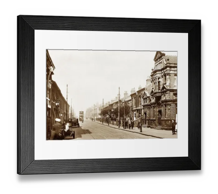 Framed Print : Aston Victoria Road Birmingham early 1900s Framed Print : Aston Victoria Road Birmingham early 1900s