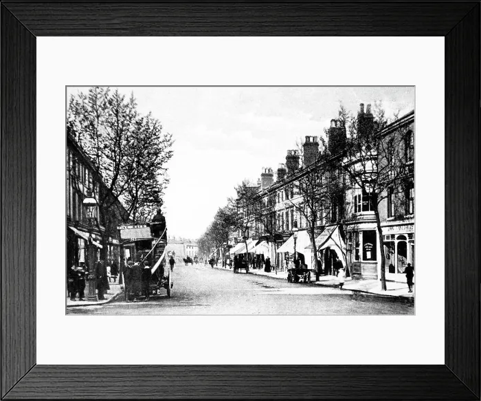 Framed Print : Broad Street from Five Ways, Birmingham early 1900's Framed Print : Broad Street from Five Ways, Birmingham early 1900's