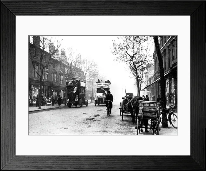 Framed Print : Broad Street, Birmingham early 1900's Framed Print : Broad Street, Birmingham early 1900's