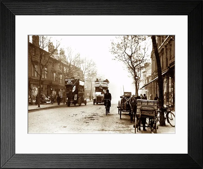Framed Print : Birmingham Broad Street early 1900s Framed Print : Birmingham Broad Street early 1900s