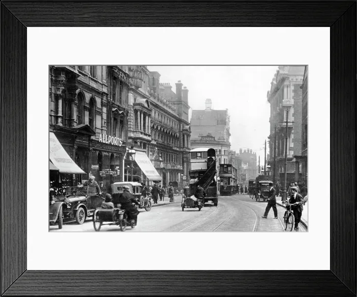 Framed Print : Colmore Row, Birmingham early 1900's Framed Print : Colmore Row, Birmingham early 1900's