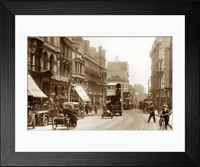 Framed Print : Birmingham Colmore Row probably 1920s Framed Print : Birmingham Colmore Row probably 1920s