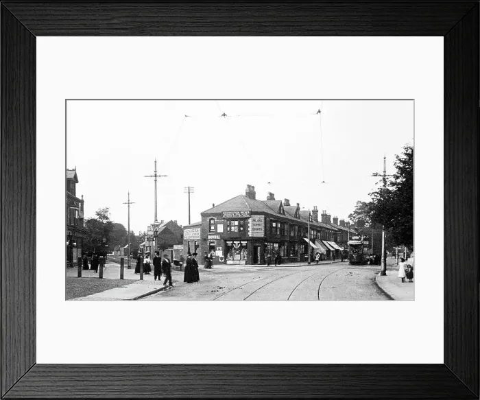 Framed Print : Six Ways, Erdington, Birmingham early 1900's Framed Print : Six Ways, Erdington, Birmingham early 1900's